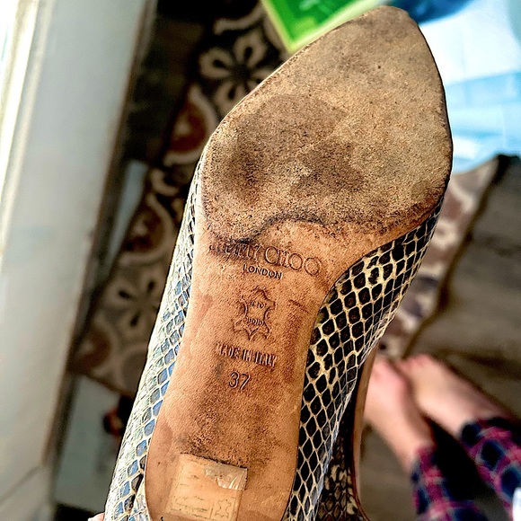 Jimmy choo snakeskin flats - Picture 2 of 2